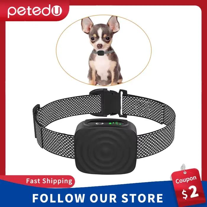 Dispositif Anti-aboiement pour chien, USB, Ultra sonique, électrique Intelligent, collier d'entraîne