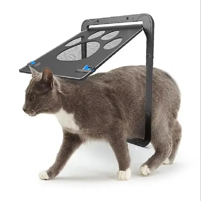 Écran magnétique verrouillable pour animaux de compagnie, porte de fenêtre, maison, entrée libre, fa