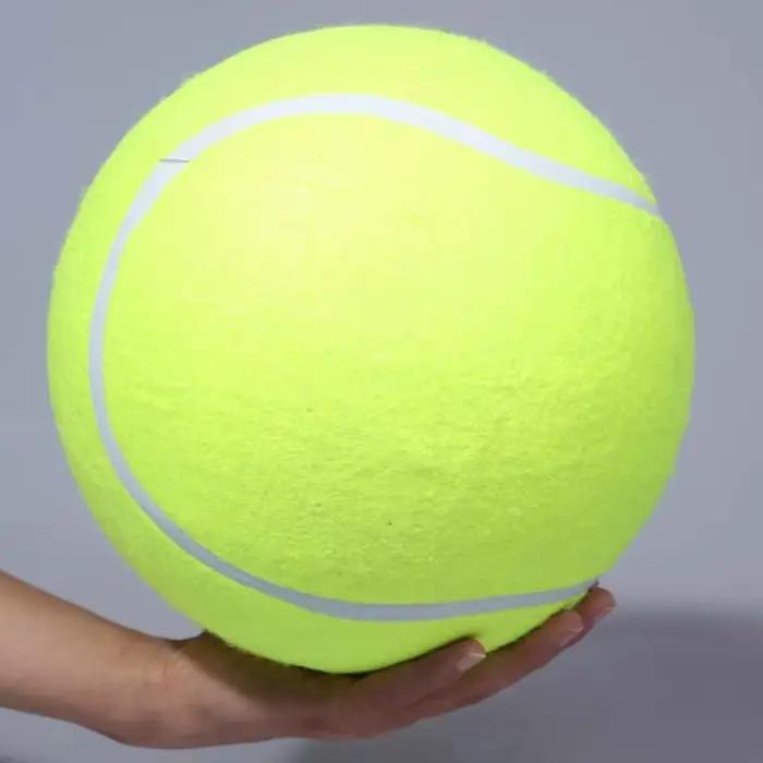 Balle de Tennis géante pour chien, 7/8/9.5 pouces, jouets pour animaux de compagnie, jouet à mâcher,