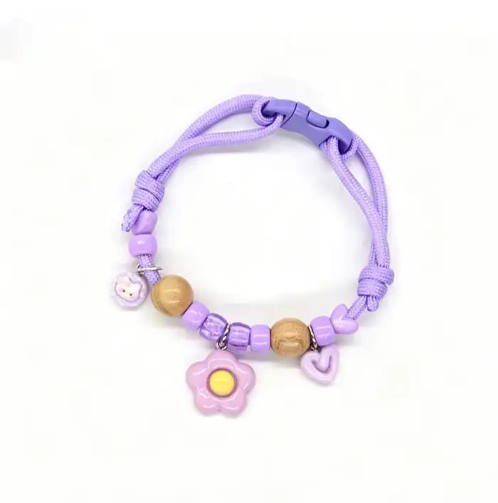 Collier Répulsif Anti-Insectes pour Animaux, Collier Magique Anti-Puces, Collier Réglable en Bois de