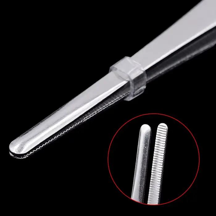 Pincettes chirurgicales vétérinaires en acier inoxydable, pincettes droites résistantes à la chaleur