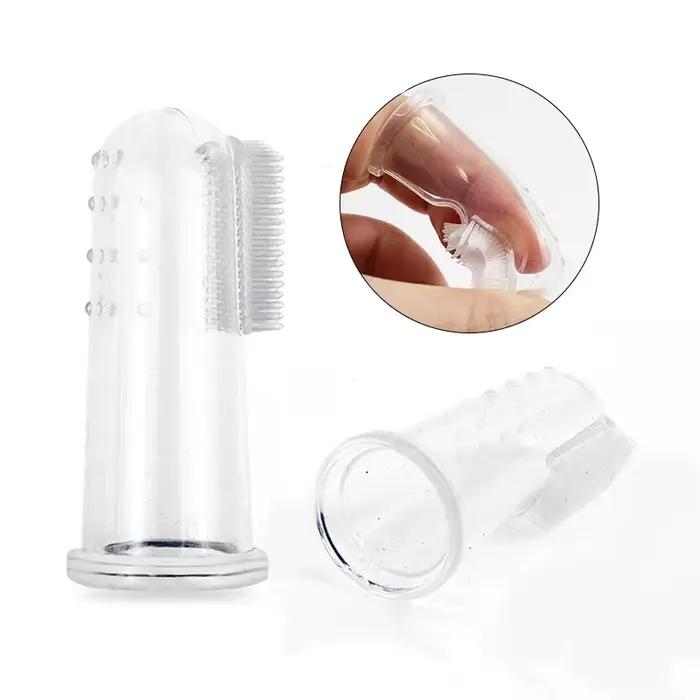Brosse à dents Super douce pour animaux de compagnie, brosse pour chien en peluche, mauvaise haleine