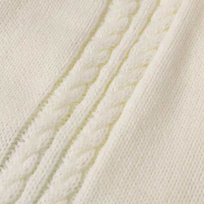 Pull lévrier italien Whippet col roulé pull tricoté blanc vêtements chauds pour animaux de compagnie