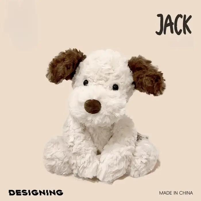 Peluche ultra douce et moelleuse, adorable chien en peluche, compagnon de sommeil anti-anxiété, pelu