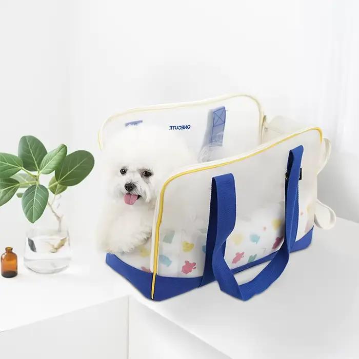 Sac à dos de transport pour animaux de compagnie, sac à dos de voyage respirant pour petit chien et 