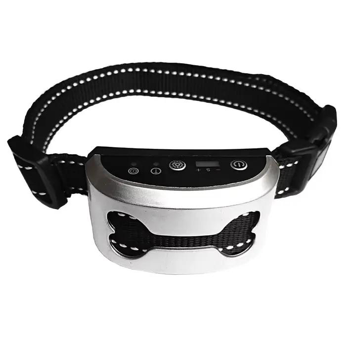 Collier de contrôle Anti-aboiement pour chien, accessoire d'entraînement, Rechargeable IP65, étanche