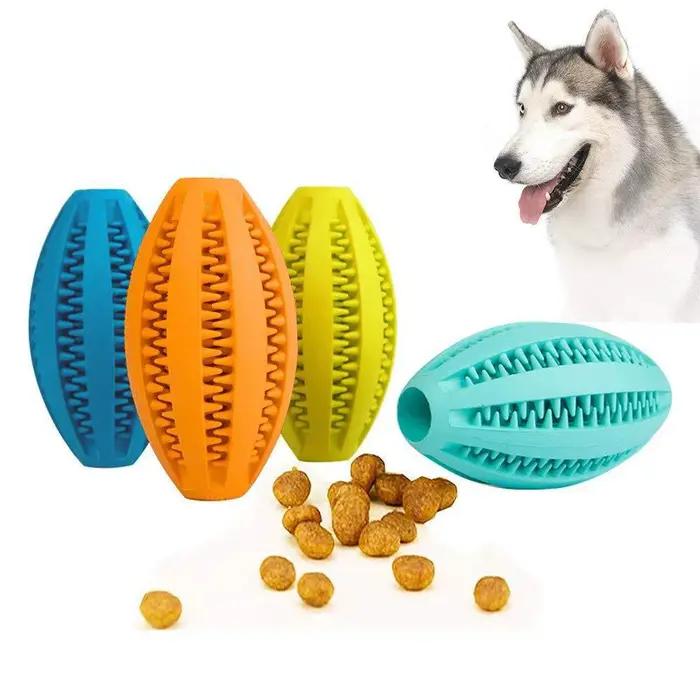 Jouets à mâcher pour chien, nettoyage des dents, boule de collation, en caoutchouc naturel, Super ré