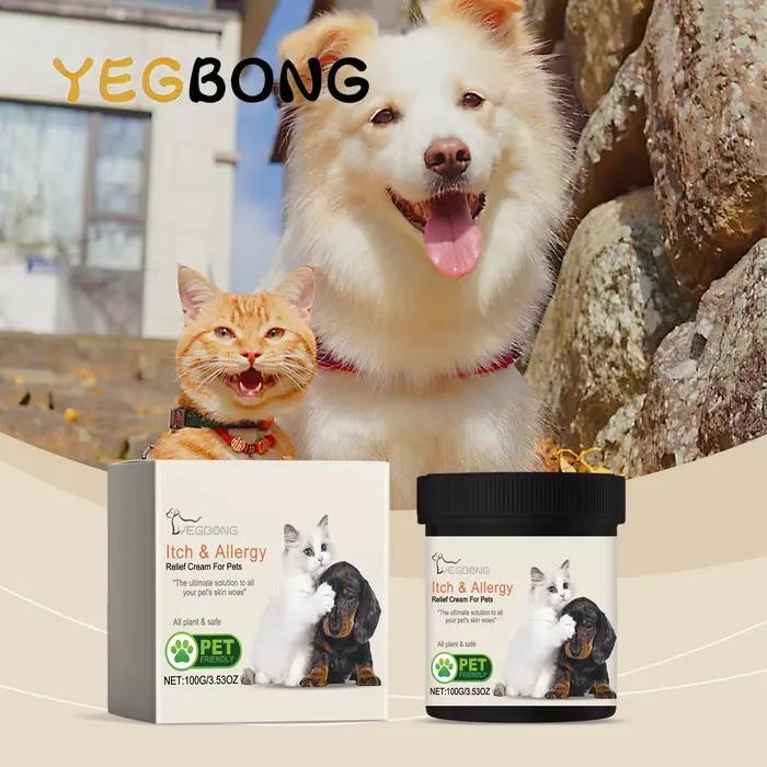 YEGBONG 100g crème de soin de la peau des animaux de compagnie hypoallergénique soulagement apaisant