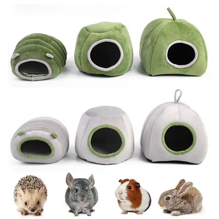 Furets hérisson peluche cochon d'inde chaud cachette confortable grotte lit Hamster maison tente pou