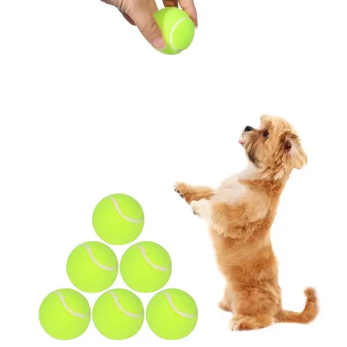 Balles de tennis pour chiens, taille 2 pouces, compatibles avec la plupart des lancementurs de balle