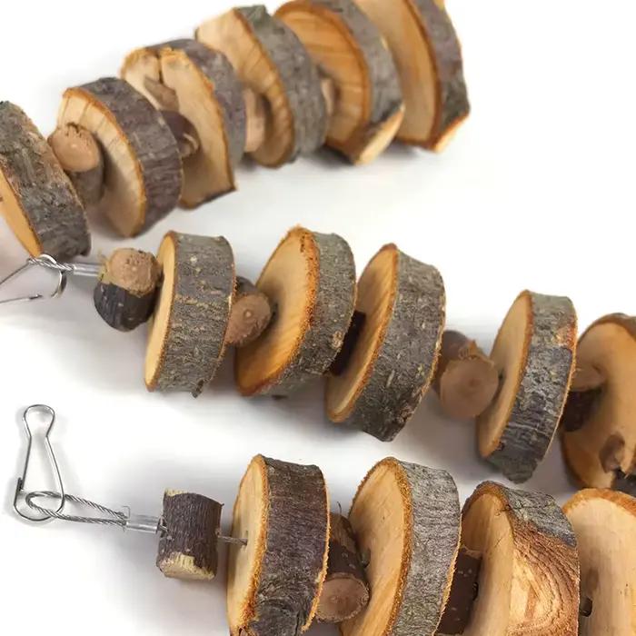 Jouet à mâcher pour animaux de compagnie, Style aléatoire, brochettes molaires en bois de pomme, jou