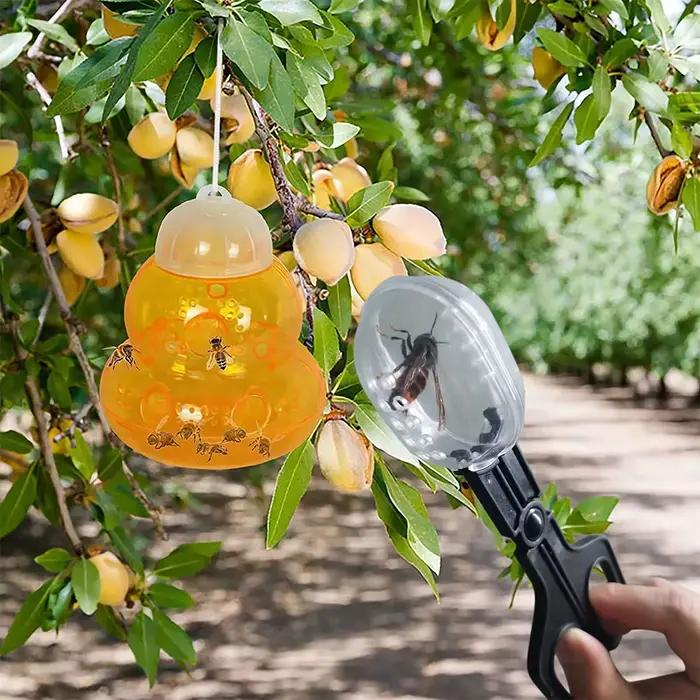 Pince à épiler en plastique pour animaux de compagnie, outil d'alimentation, pince, piège à insectes