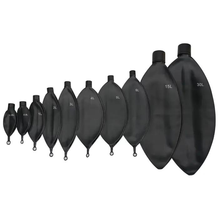 Sac de stockage d'air pour Machine d'anesthésie animale, sac de stockage d'air de poumon simulé sans