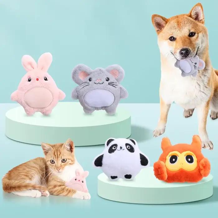 Jouet en peluche chat en papier sonore d'herbe à chat, 1 pièce, souris interactive douce et solide, 