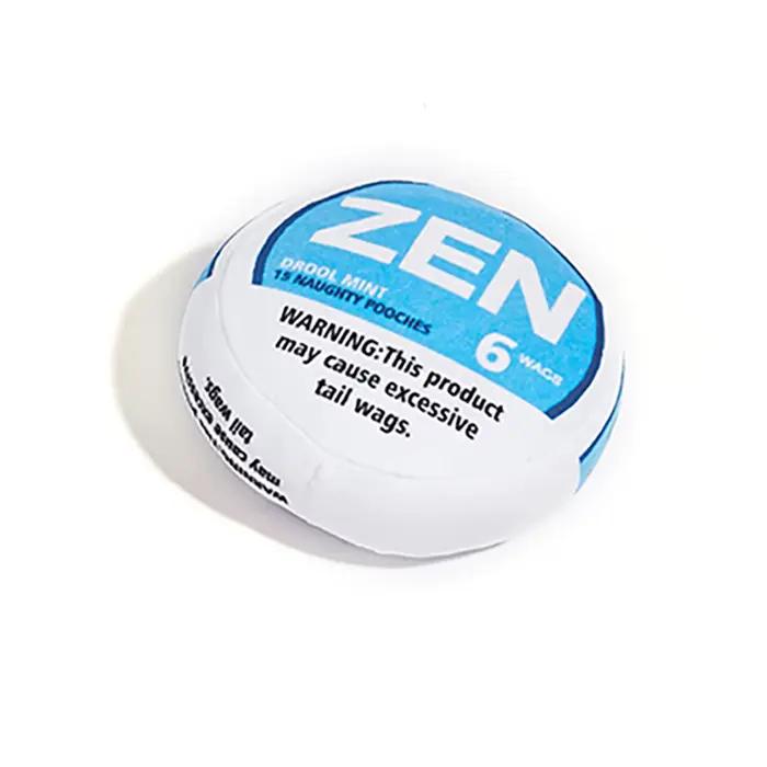 Jouet parodie pour chien Zen Pupper Deckies - Jouet drôle en peluche grinçant et froissé pour chien 