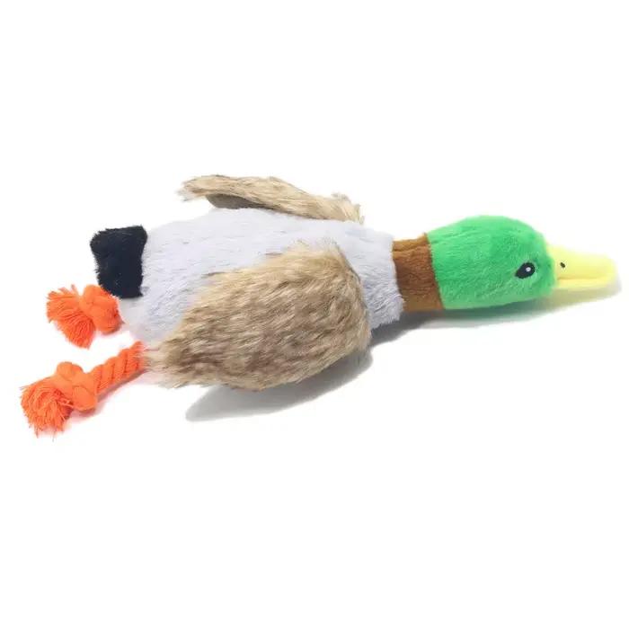 Jouet sonore de canard en peluche mignon, Animal grinçant, jouet pour chien, nettoyage des dents, co