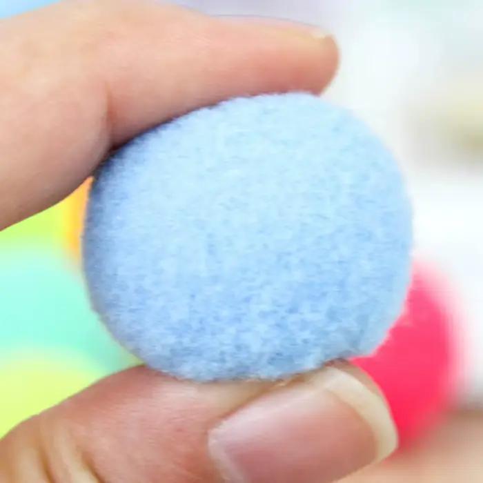 Balle en peluche à pompon pour chat, jouet à mâcher pour chat, mignon, drôle, commandé, créatif, col