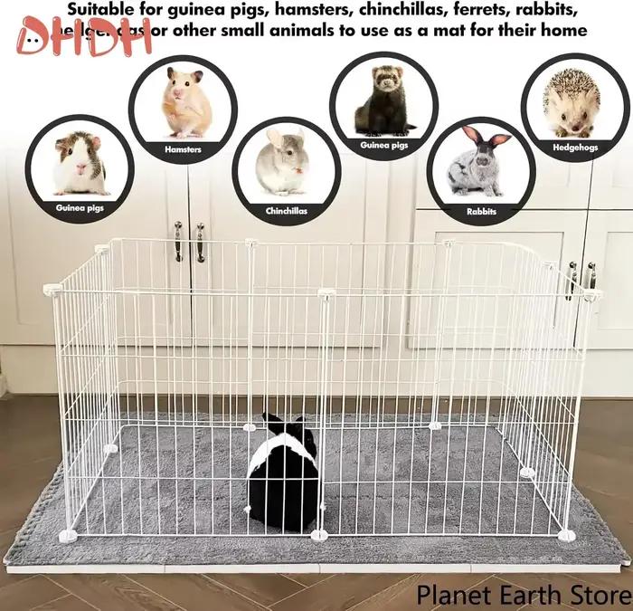 Doublure imperméable coordonnante pour animaux de compagnie, lapin, overd'Inde, petits articles pour