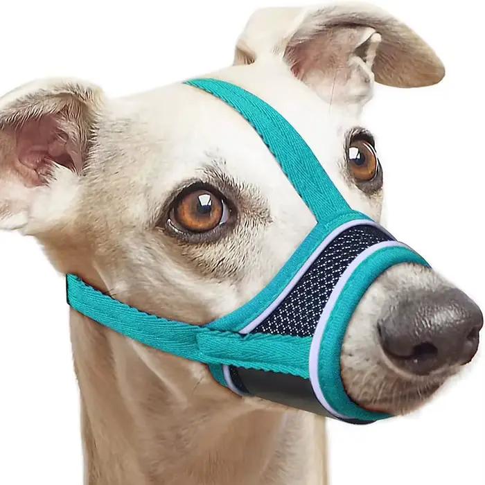 Muselière pour chien, maille respirante et potable, Anti-morsure, aboiement, mâcher, toilettage, ave