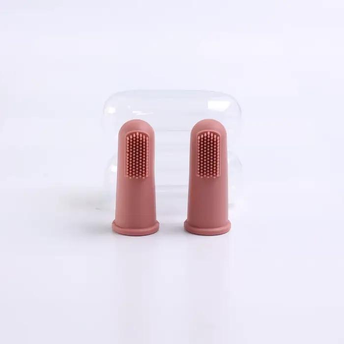 Brosse à dents en Silicone pour animaux de compagnie, brosse de nettoyage des dents de chien et de c