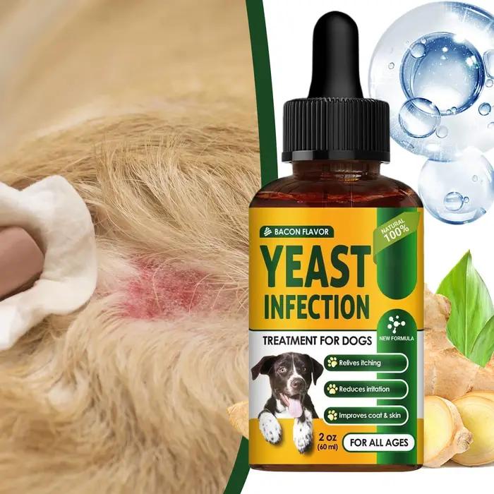 Huile apaisante naturelle anti-démangeaisons pour chiens, 60 ml, pour les races petites, moyennes et