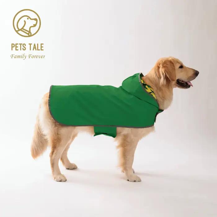 Imperméable pour chien tous temps, manteau imperméable pour les touristes, revêtement en fibre de po