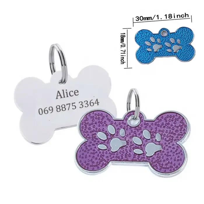 Étiquette d'identification personnalisée, étiquettes d'adresse pour animaux de compagnie, pour chien