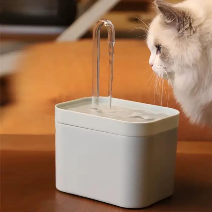 Filtre de fontaine d'eau Ultra silencieux pour chat, distributeur d'eau automatique intelligent pour