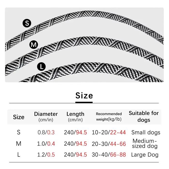 Laisses en nylon coulé pour chiens de compagnie, ULde traction, laisses pour courir, mains libres, p