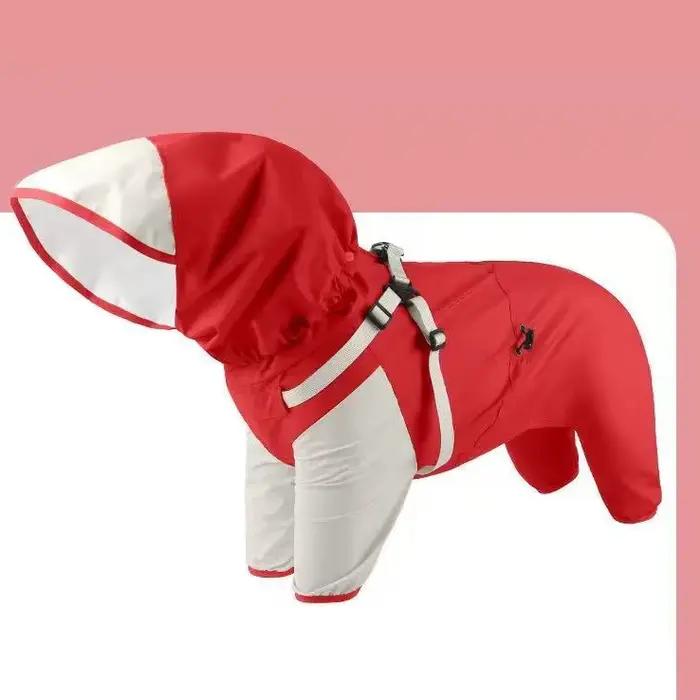 Manteau imperméable pour chien, veste à capuche pour chiot, pour les jours de pluie, imperméable pou