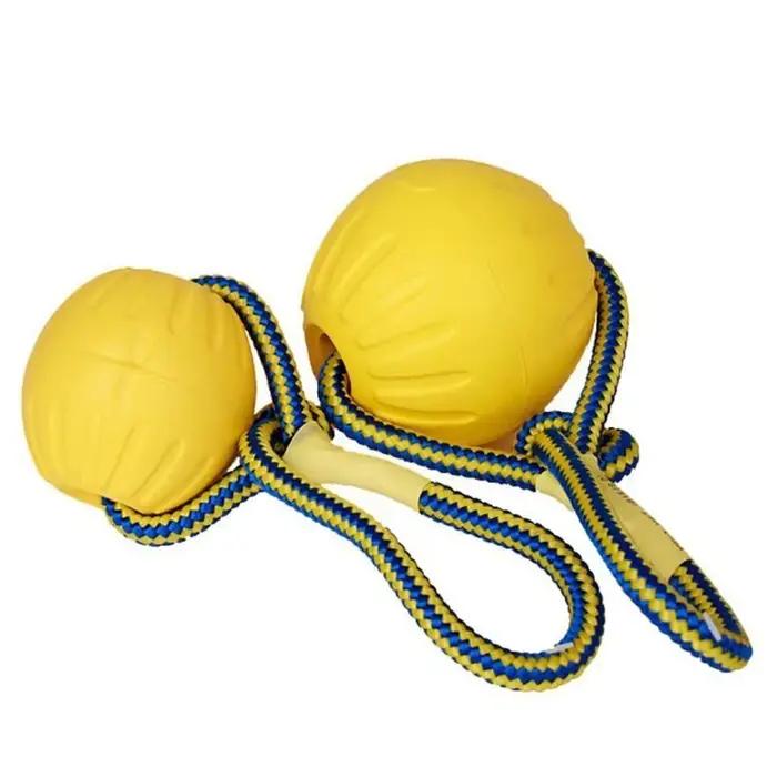 1pc dents Indestructibles morsure en caoutchouc chiot drôle balle d'entraînement jouets à mâcher jou