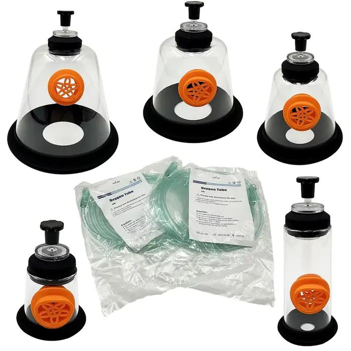 Kit de masque à oxygène NO.1-NO.5 pour chien et chat, masque d'atomisation pour inhalation d'oxygène