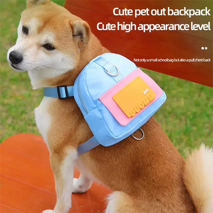 Sac à dos SFP Shiba Inu pour petits chiens, cartable pour animaux de compagnie, grand espace, fourni