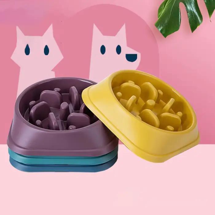 Bol d'alimentation lente pour chien, bol de Puzzle antidérapant, Anti-grippage, plats d'alimentation