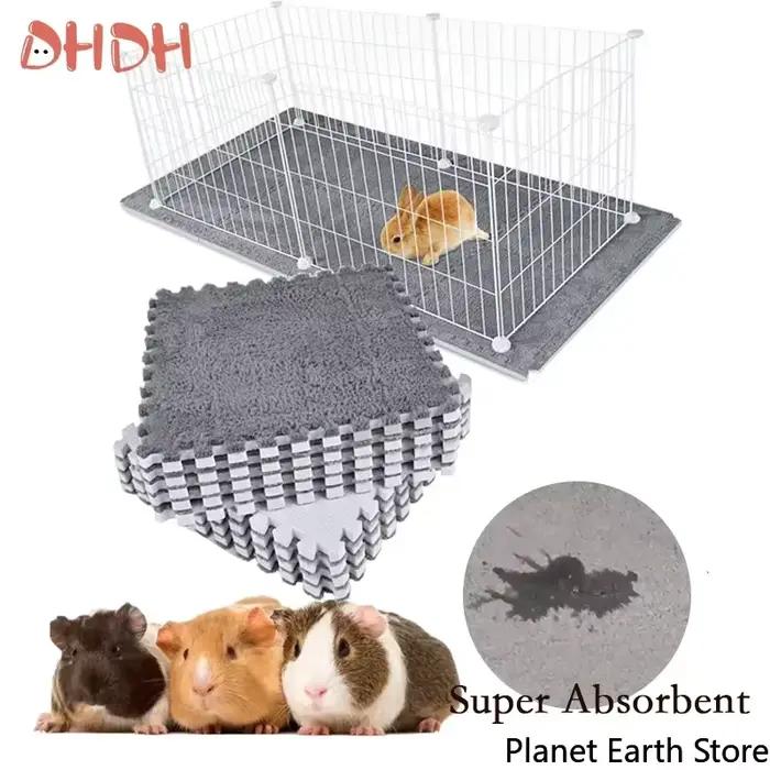 Doublure imperméable coordonnante pour animaux de compagnie, lapin, overd'Inde, petits articles pour