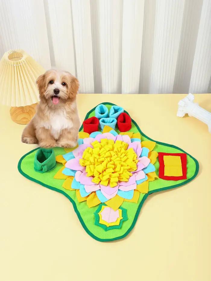 Tapis de reniflage pour animaux de compagnie pour chiens, Puzzle d'alimentation interactif pour le c