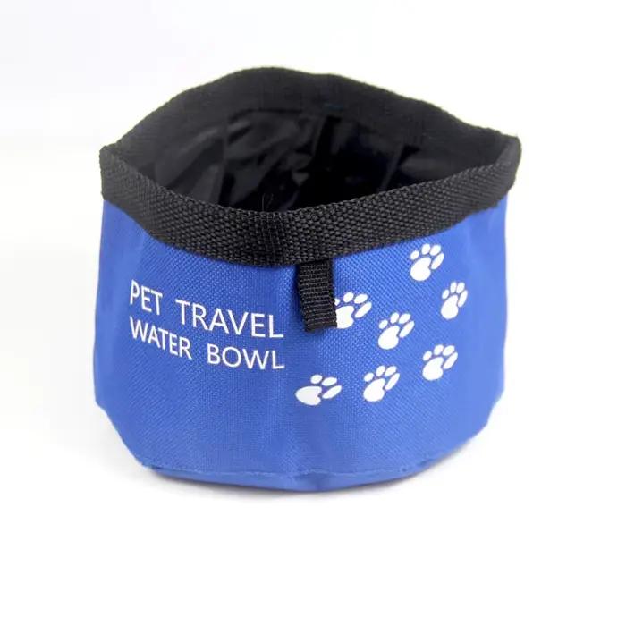 Gamelle de voyage pour chien, gamelle Oxford pour la randonnée en extérieur, distributeur de nourrit