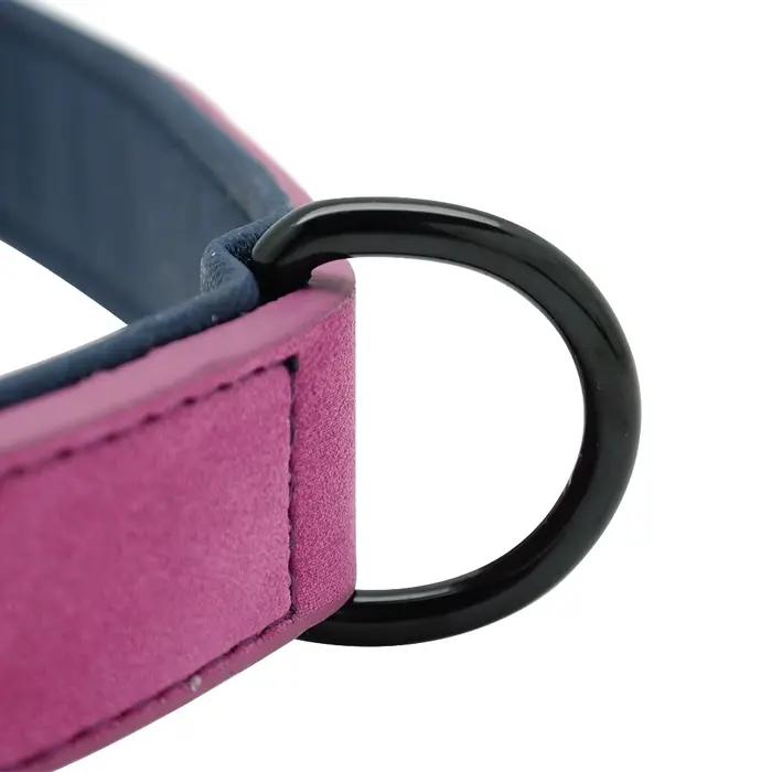 Colliers de chien en cuir souple rembourré grand chien Pitbull bouledogue collier réglable pour peti