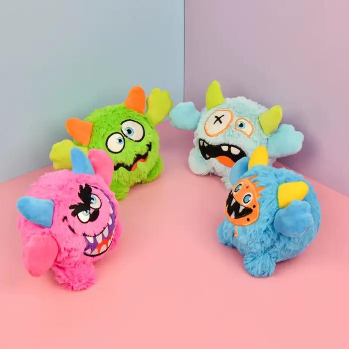 Animal en peluche mignon petit monstre avec une boule sonore pour les ventes directes d'usine de cad