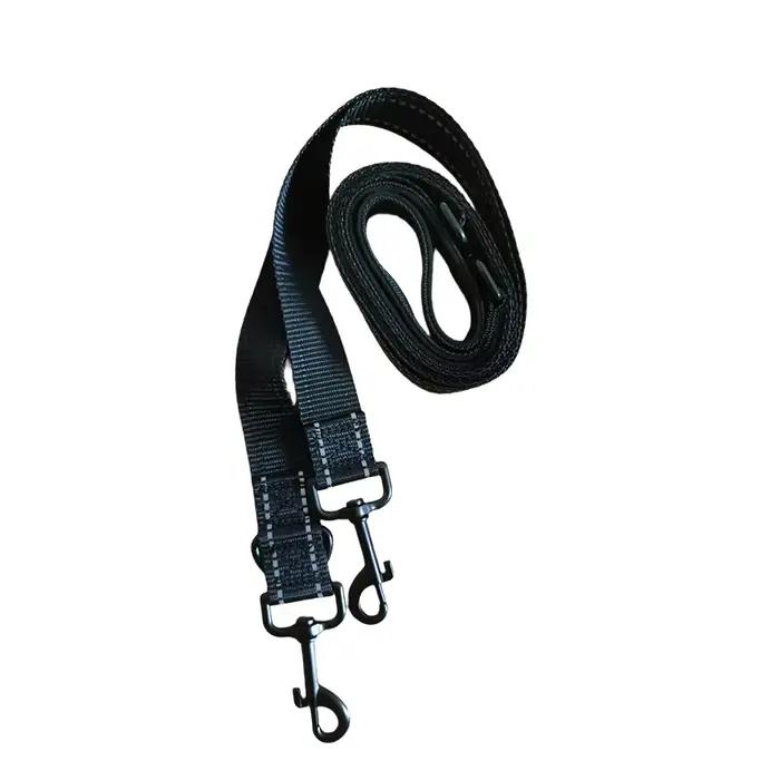 Laisse réfléchissante pour chien, contrôle à deux points, sans traction, plomb d'entraînement, poign