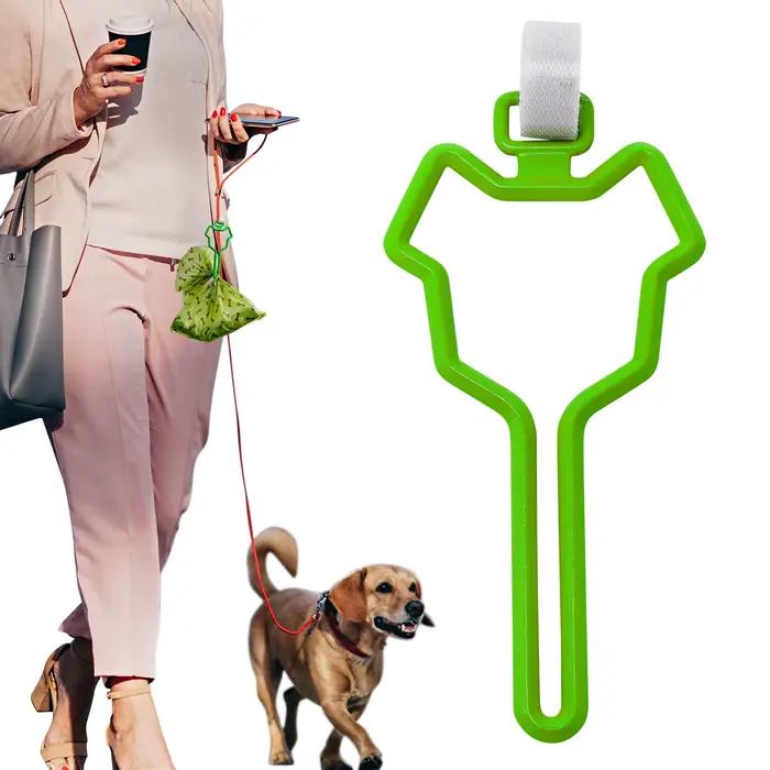 Sacs de merde de chien, mains libres, corde de Traction, distributeur de sac de toilette, support di
