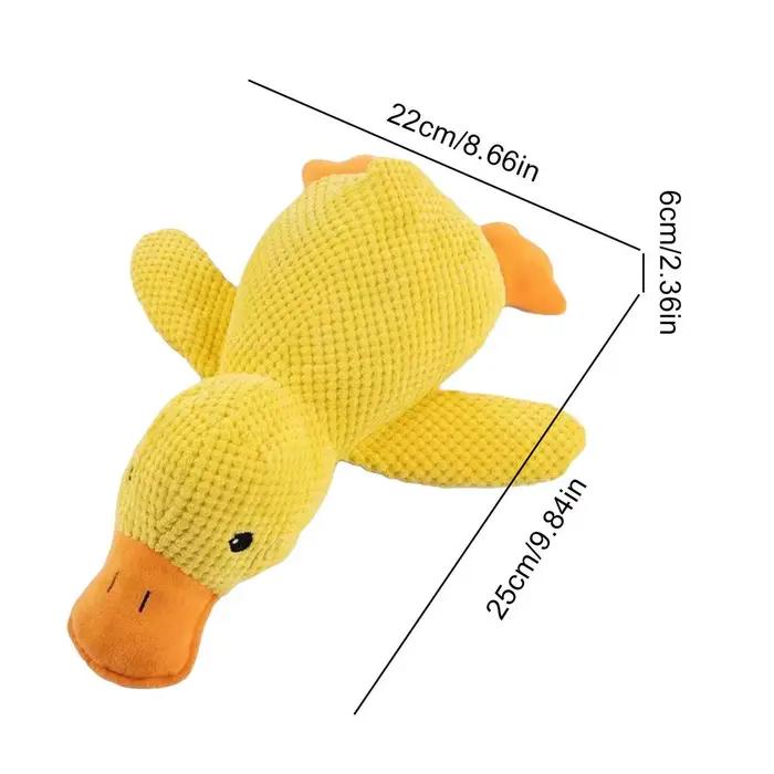 Jouet à mâcher pour chien canard grinçant, jouet interactif pour animaux de compagnie, pour petits e
