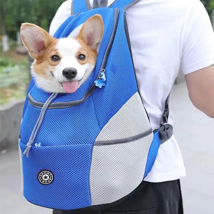 Sac de Transport pour chien, sac à dos de Transport pour petits chiens, voyage respirant, porte-cupp