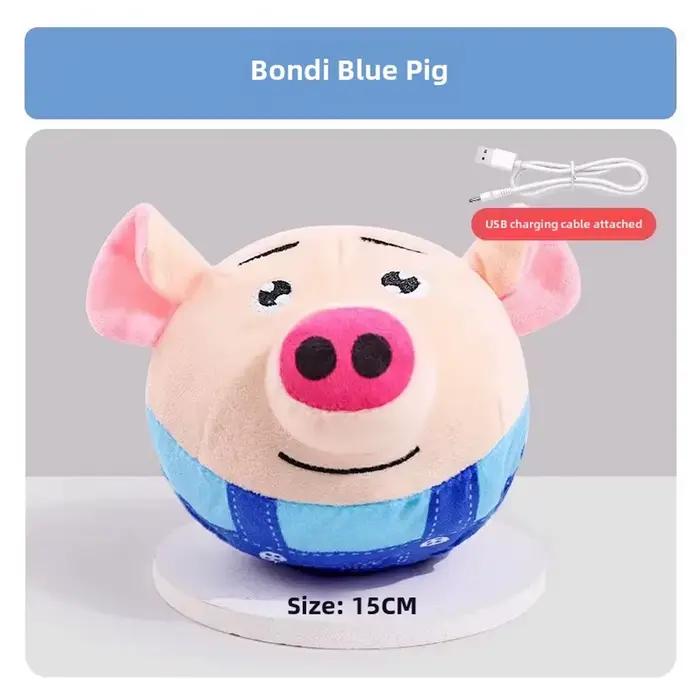 Nouveaux jouets pour chiens Puzzle interactif électrique en peluche balle sautante USB Rechargeable 