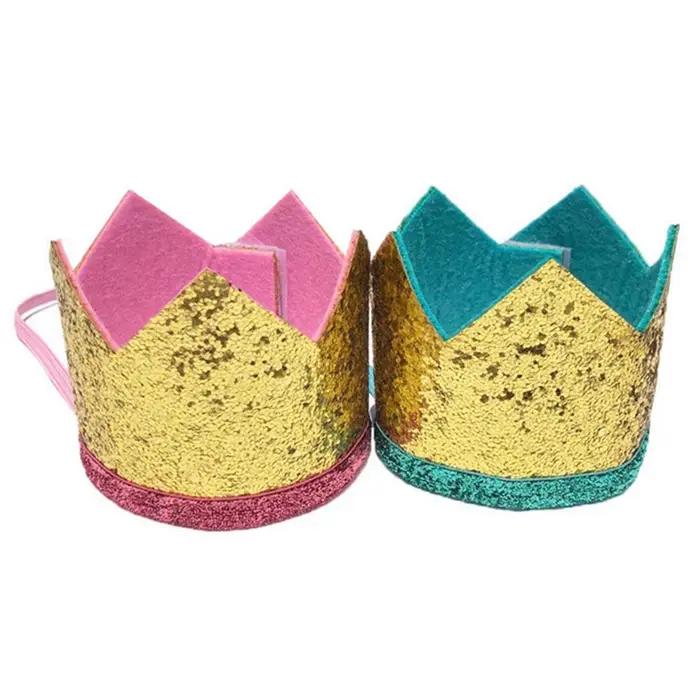 Casquettes d'anniversaire pour animaux de compagnie, conception de bavoirs mignons, vêtements de sau