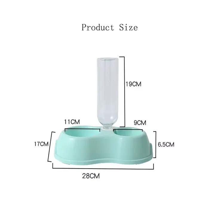 Bol pour chat, distributeur d'eau automatique, bol de nourriture pour chien et chat avec support sur