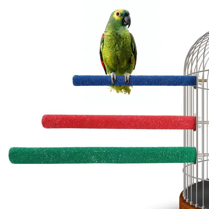 Bâton de meulage de pattes pour animaux de compagnie, perruche, perroquet, jouet, broyeur, tige de m