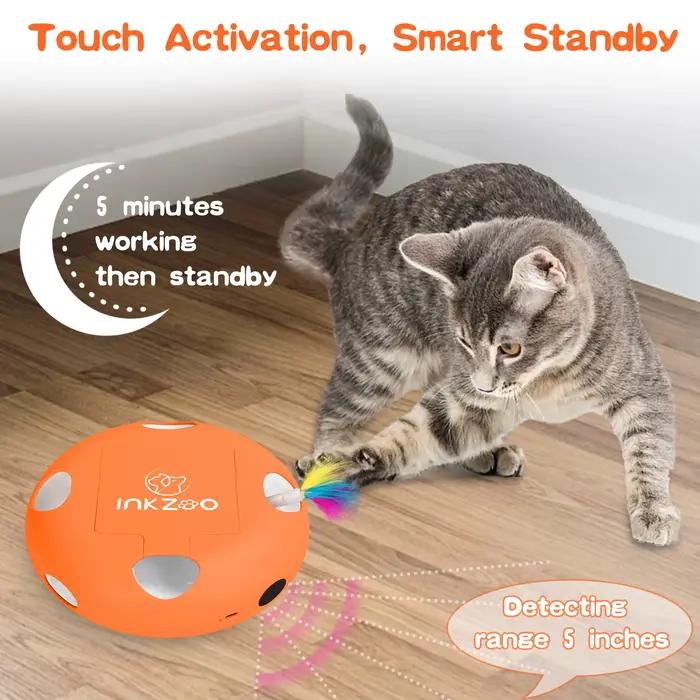 INKZOO-Jouets Interactifs Intelligents pour Chats d'Nik, existent, 7 Trous, pour Chaton, Souris, Wha