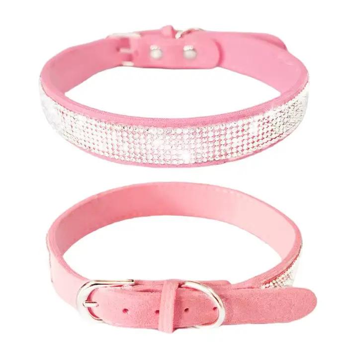 Collier pour chien en cristal, collier confortable et scintillant pour chiens et chats, boucle en al