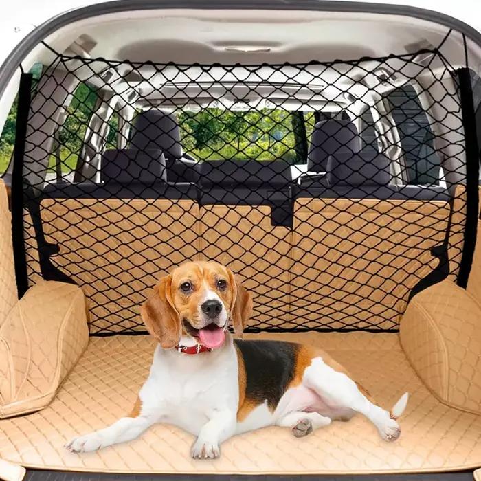 Filet de Sécurité pour Chien pour SUV, Accessoire de Véhicule Anti-Évasion, Barrière de Voiture pour